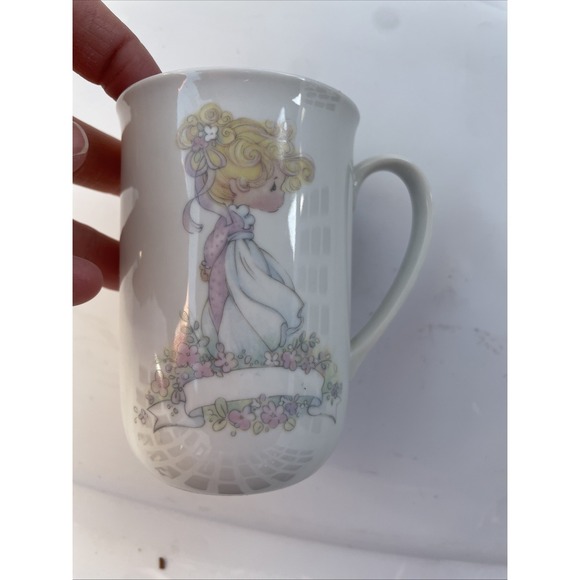 Precious Moments Other - Vintage New Old Stock PRECIOUS MOMENTS Blank, personalization Mug No Name No